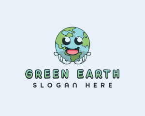 Earth Eco Globe logo design