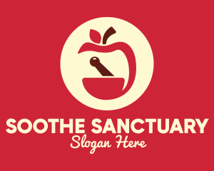 Red Apple Apothecary logo design