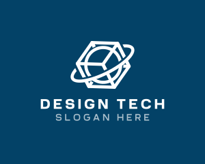 Tech Cube Planet  logo design