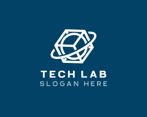 Tech Cube Planet  logo design