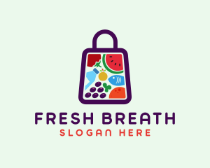 Food Shopping Market logo design