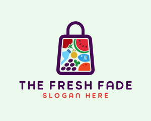 Food Shopping Market logo design