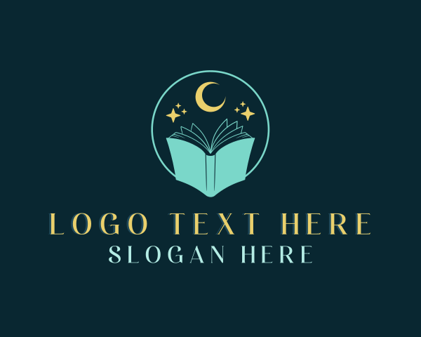 Book logo example 3