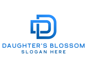 Professional Elegant Letter D Business logo design