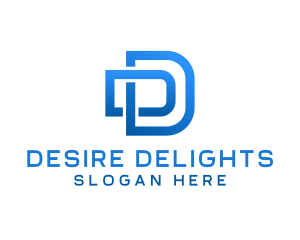 Professional Elegant Letter D Business logo design