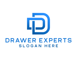 Professional Elegant Letter D Business logo design