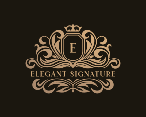 Elegant Crown Royalty logo design