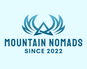 Winged Nature Park Mountain  logo design