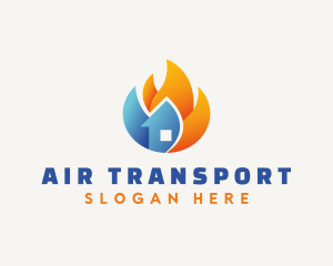 Warm Cool Ventilation logo design