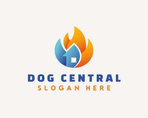 Warm Cool Ventilation logo design