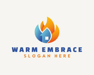 Warm Cool Ventilation logo design