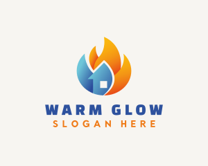 Warm Cool Ventilation logo design