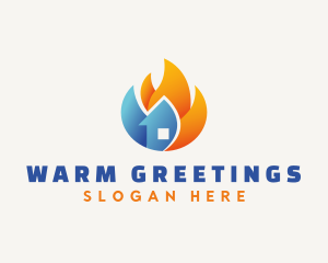 Warm Cool Ventilation logo design