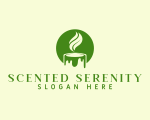 Scented Candle Therapy logo design