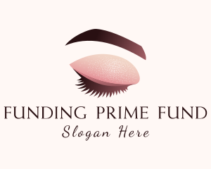 Gradient Eye Makeup logo design