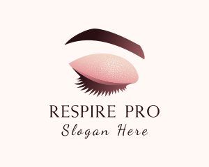 Gradient Eye Makeup logo design