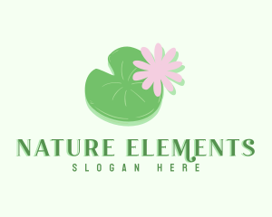 Lotus Nature Pond logo design