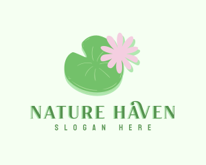 Lotus Nature Pond logo design