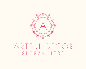 Spring Flower Plant  logo design