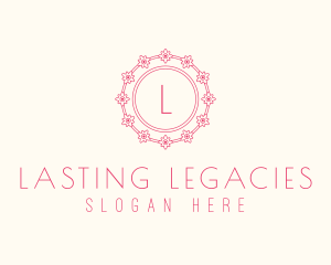 Spring Flower Plant  logo design