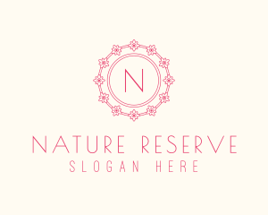 Spring Flower Plant  logo design