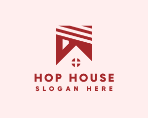 Residence House Roof logo design