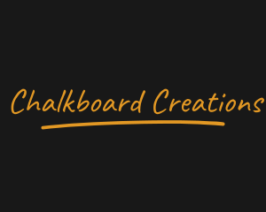 Gold Chalk Signature  logo