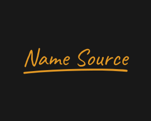 Gold Chalk Signature  logo