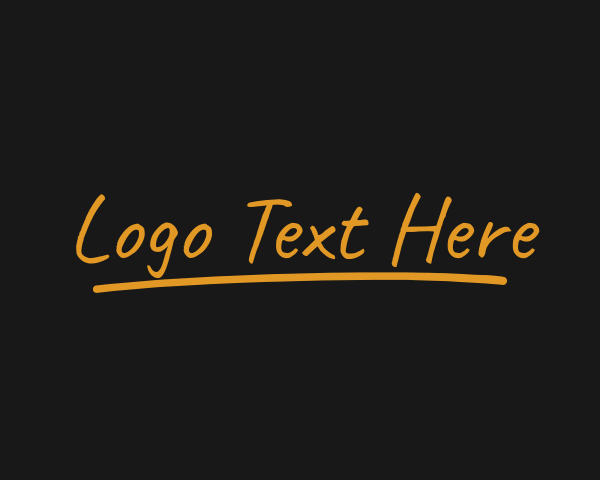 Name logo example 1