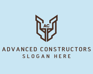 Generic Industrial Modern Shield logo design