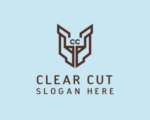 Generic Industrial Modern Shield logo design