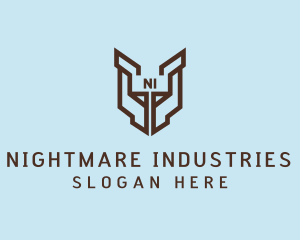 Generic Industrial Modern Shield logo design