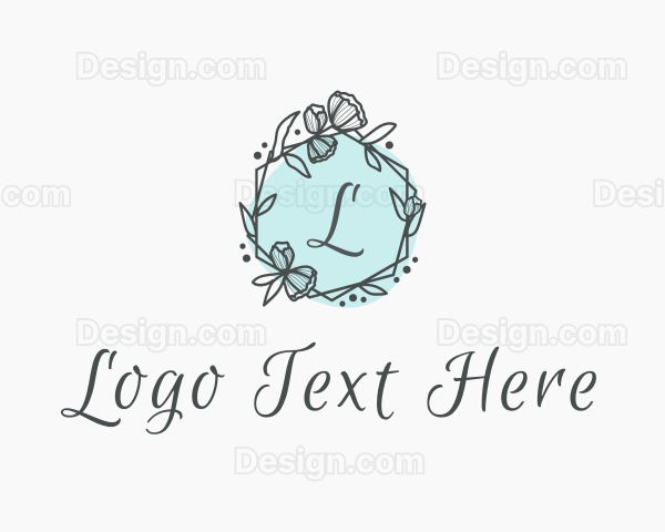 Organic Floral Beauty Logo