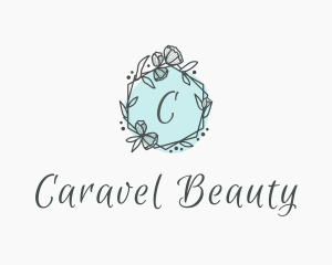 Organic Floral Beauty logo design