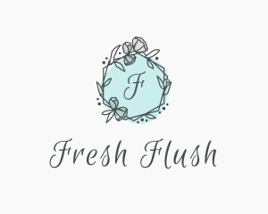 Organic Floral Beauty logo design