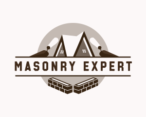 Masonry Construction Renovation logo design