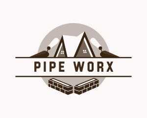 Masonry Construction Renovation logo design