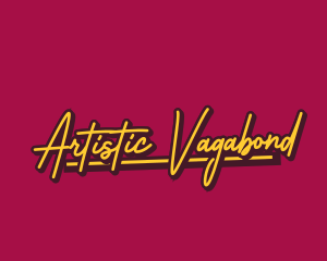 Retro Script Brand logo