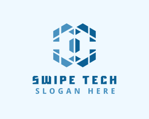 Abstract Tech Symbol logo design