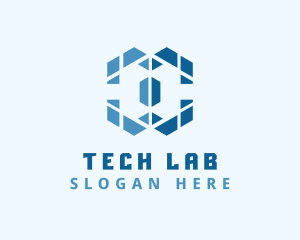 Abstract Tech Symbol logo design