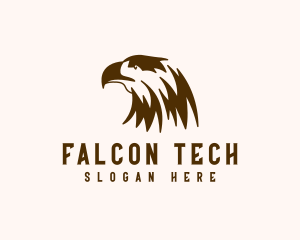 Wild Falcon Eagle logo design