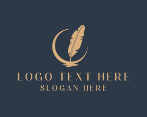 Moon Feather Quill logo