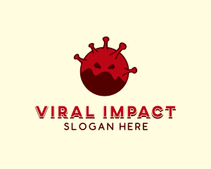 Microorganism Virus Influenza logo design