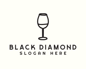 Wine Glass Drink logo