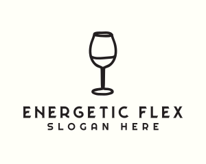 Wine Glass Drink logo design