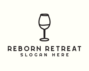 Wine Glass Drink logo