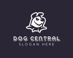 Pet Cartoon Dog logo design