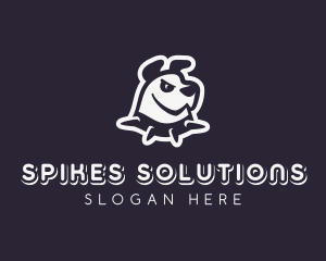 Pet Cartoon Dog logo design