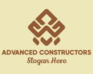 Brown Tribal Pattern logo design