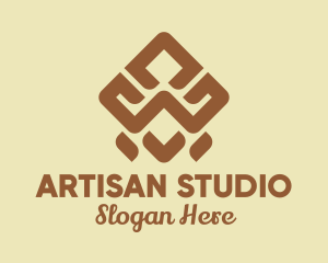 Brown Tribal Pattern logo design